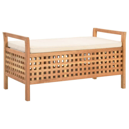 Natural Wooden Storage Bench FREE SHIPPING