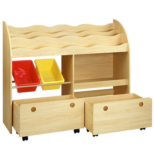 Keezi 3 Tiers Kids Bookshelf Storage FREE DELIVERY