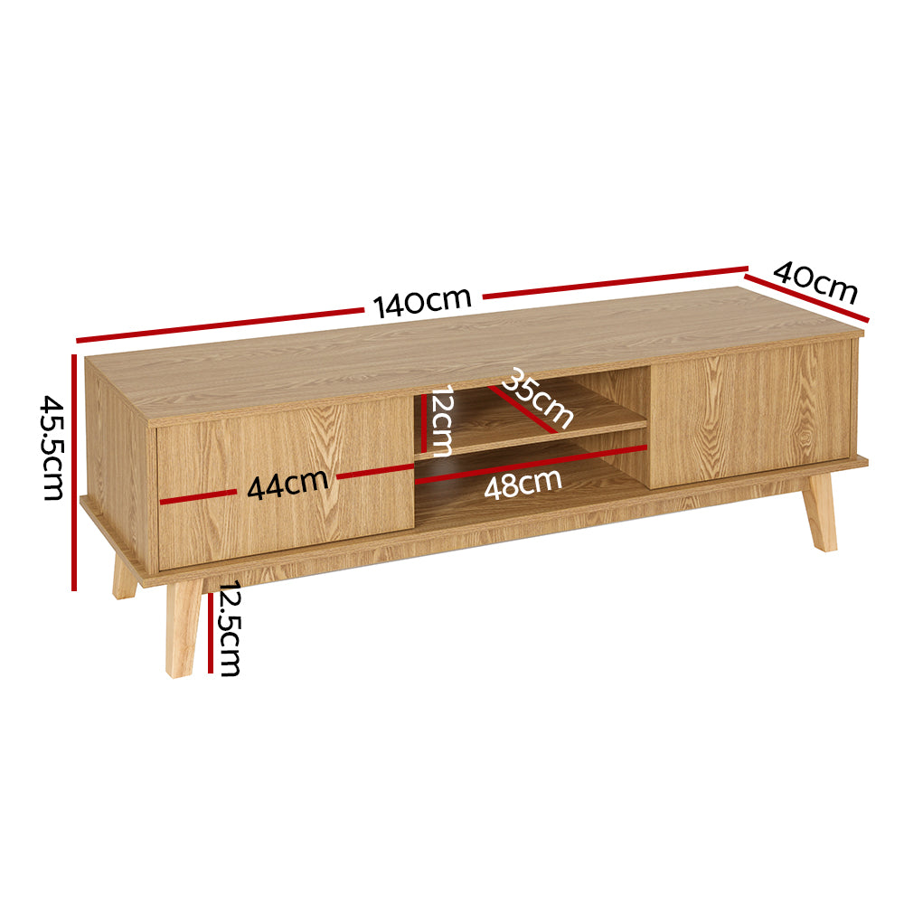 Pine Look 1.4m Tv Unit FREE DELIVERY