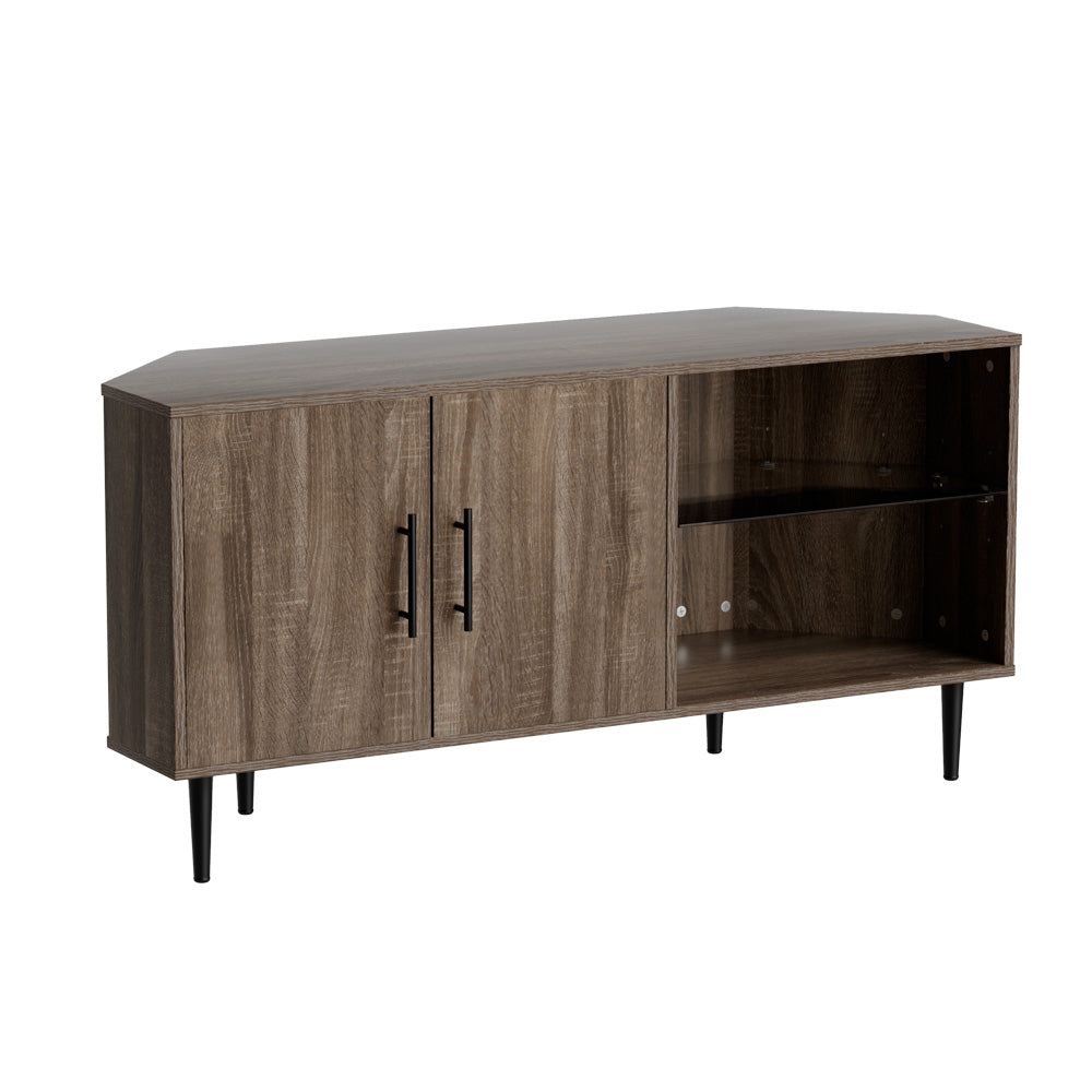 Walnut Corner Tv Unit FREE DELIVERY