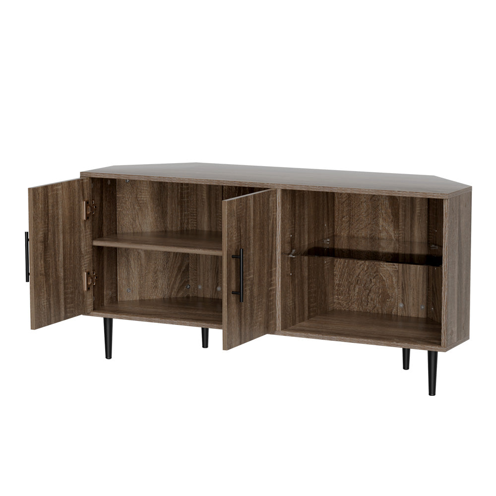 Walnut Corner Tv Unit FREE DELIVERY