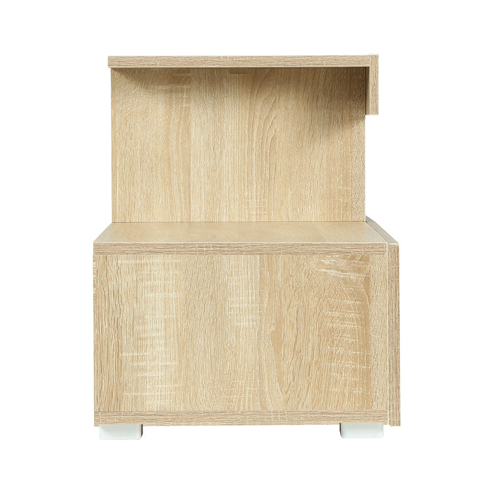 Pine LED Entertainment Unit 2.15m FREE DELIVERY