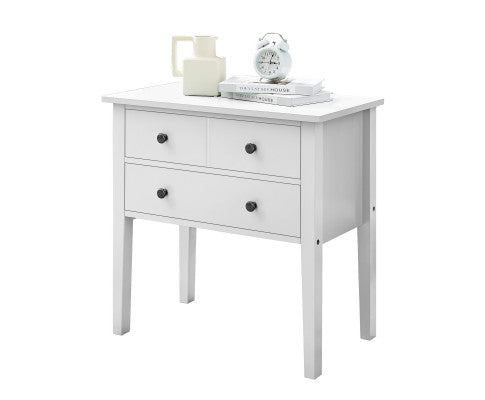 Sven 3 Drawer Bedside Table - FREE DELIVERY