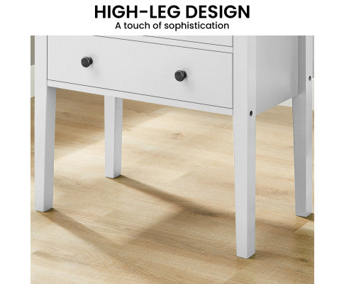 Sven 3 Drawer Bedside Table - FREE DELIVERY