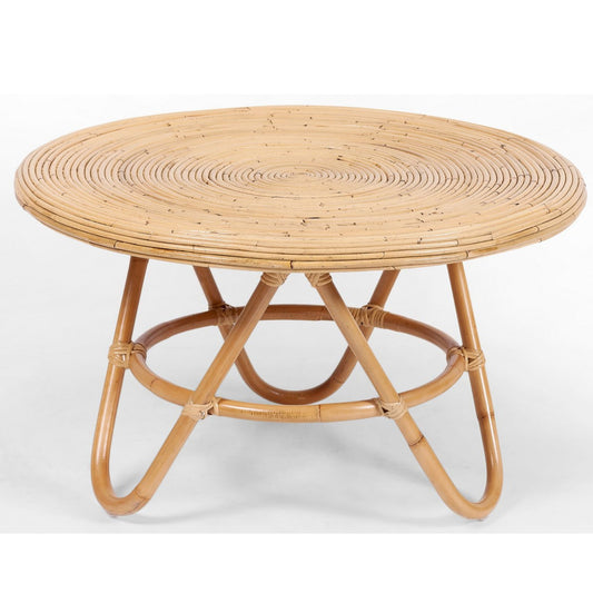 Caitlin Rattan Round Coffee Table