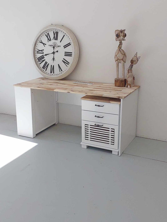 Hamptons Desk and Filing Cabinet