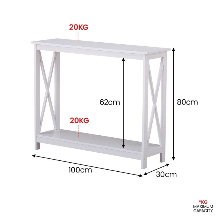 Isla X-Frame Console Table - FREE DELIVERY